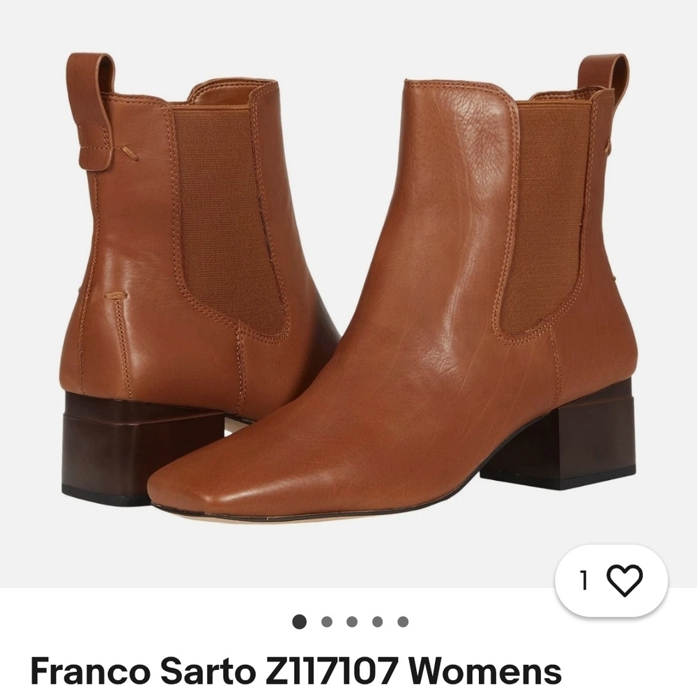 Franco Sarto Women's Brown Ankle Booties